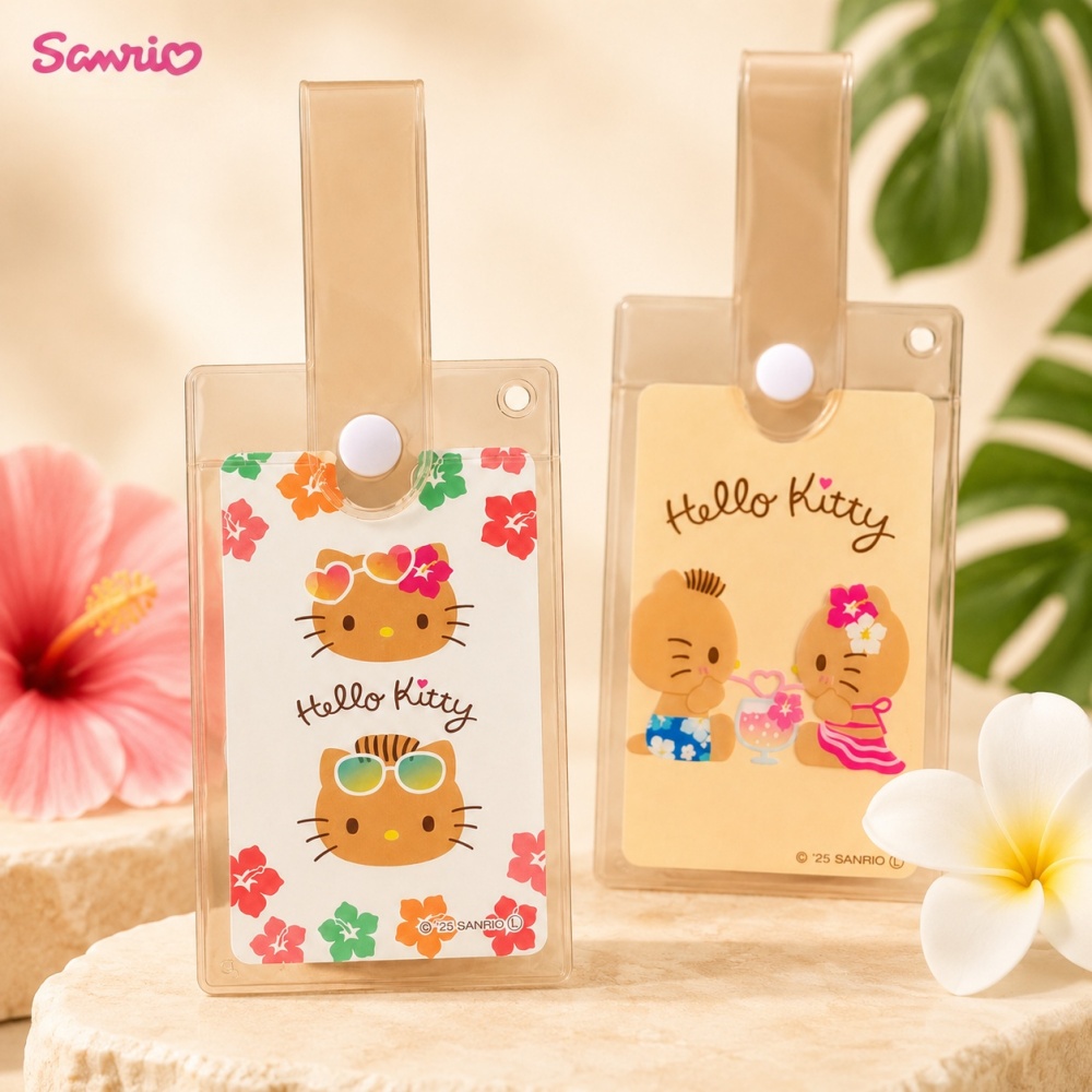 Index Card Holder - Orijinal Sanrio Hello Kitty Şeffaf Kartlık