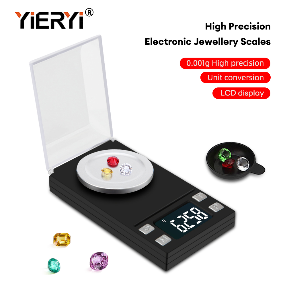 Tape Dispenser Weighted - Yieryi 100g/50g/20g/10g Elektronik Terazi 0.001 Yüksek