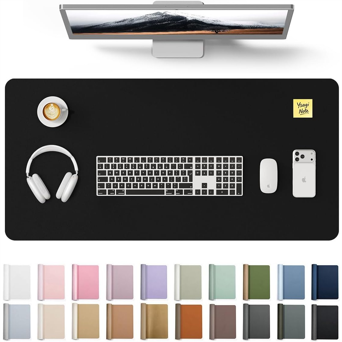 Leather Desk Pad - Büyük PU Deri Masa Pedi Koruyucu
