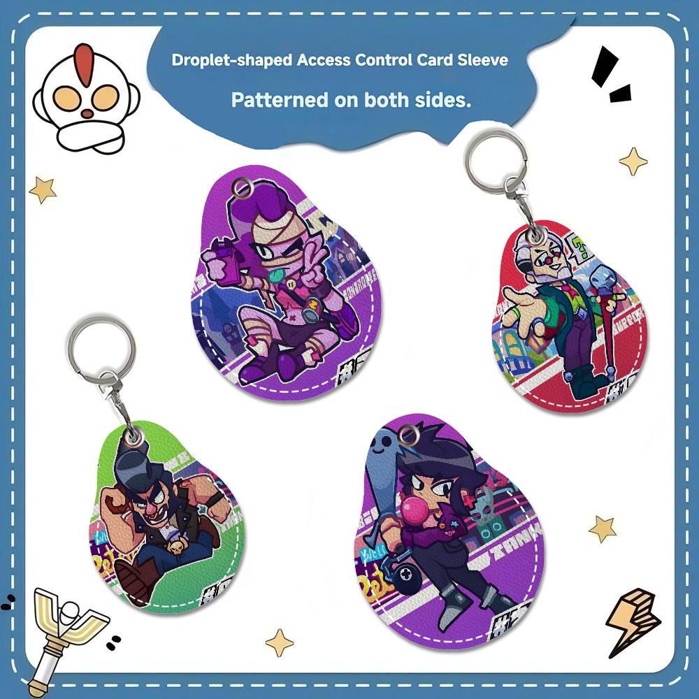 Card Index Box - Game Brawl S-stars PU Kartlık Anahtarlık
