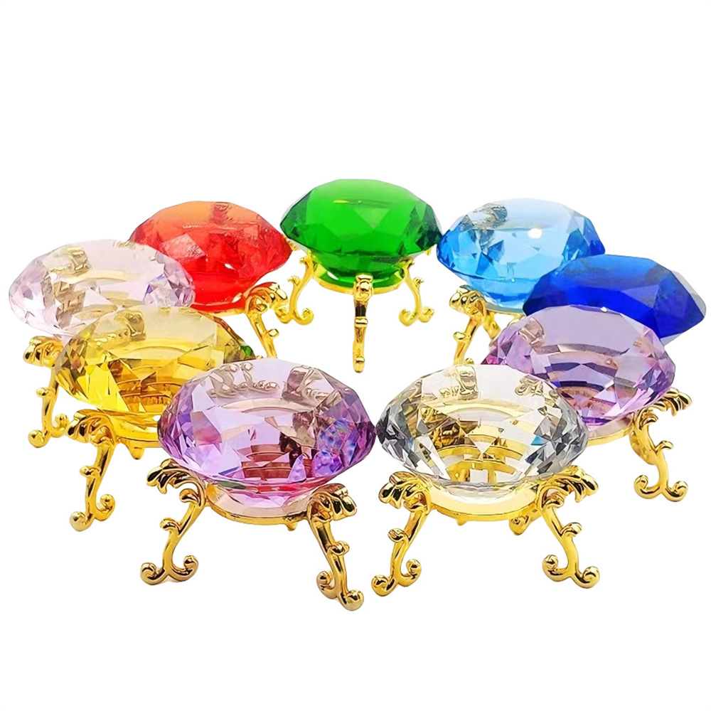 80mm K9 Kristal Elmas Metal Üç - Paper Weight Crystal incelemesi ve fiyatı