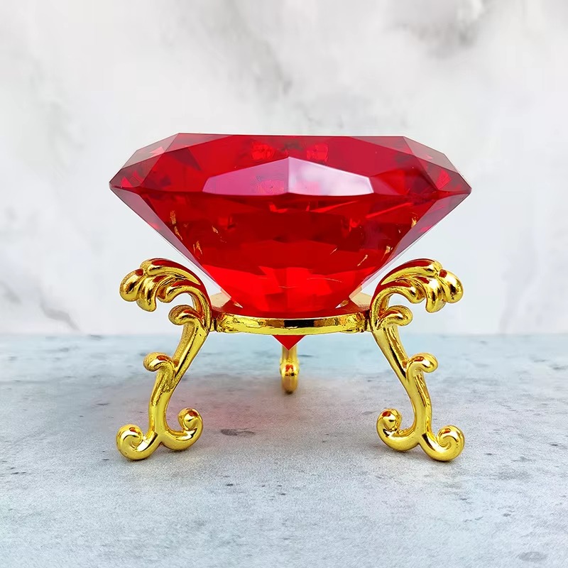 80mm K9 Kristal Elmas Metal Üç - Paper Weight Crystal incelemesi ve fiyatı