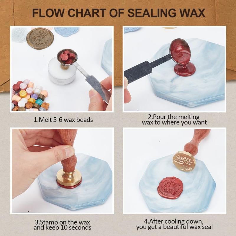 1 adet ejderha kılıç mühür mum - Wax Seal Stamp Set incelemesi ve fiyatı