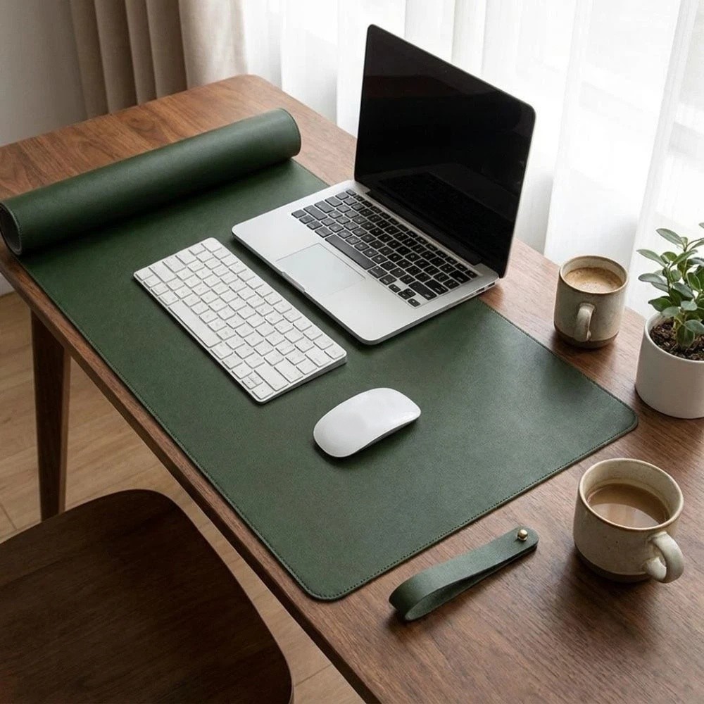 PU Deri Çift Taraflı Masa Örtü - Leather Desk Pad incelemesi ve fiyatı