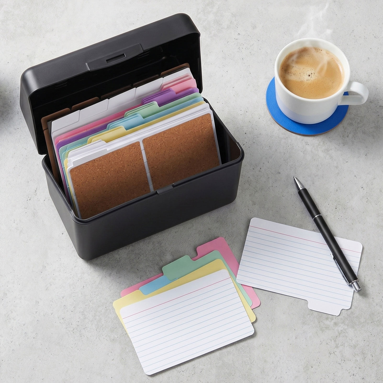 2 Set Masaüstü Kart Saklama Ku - Card Index Box incelemesi ve fiyatı