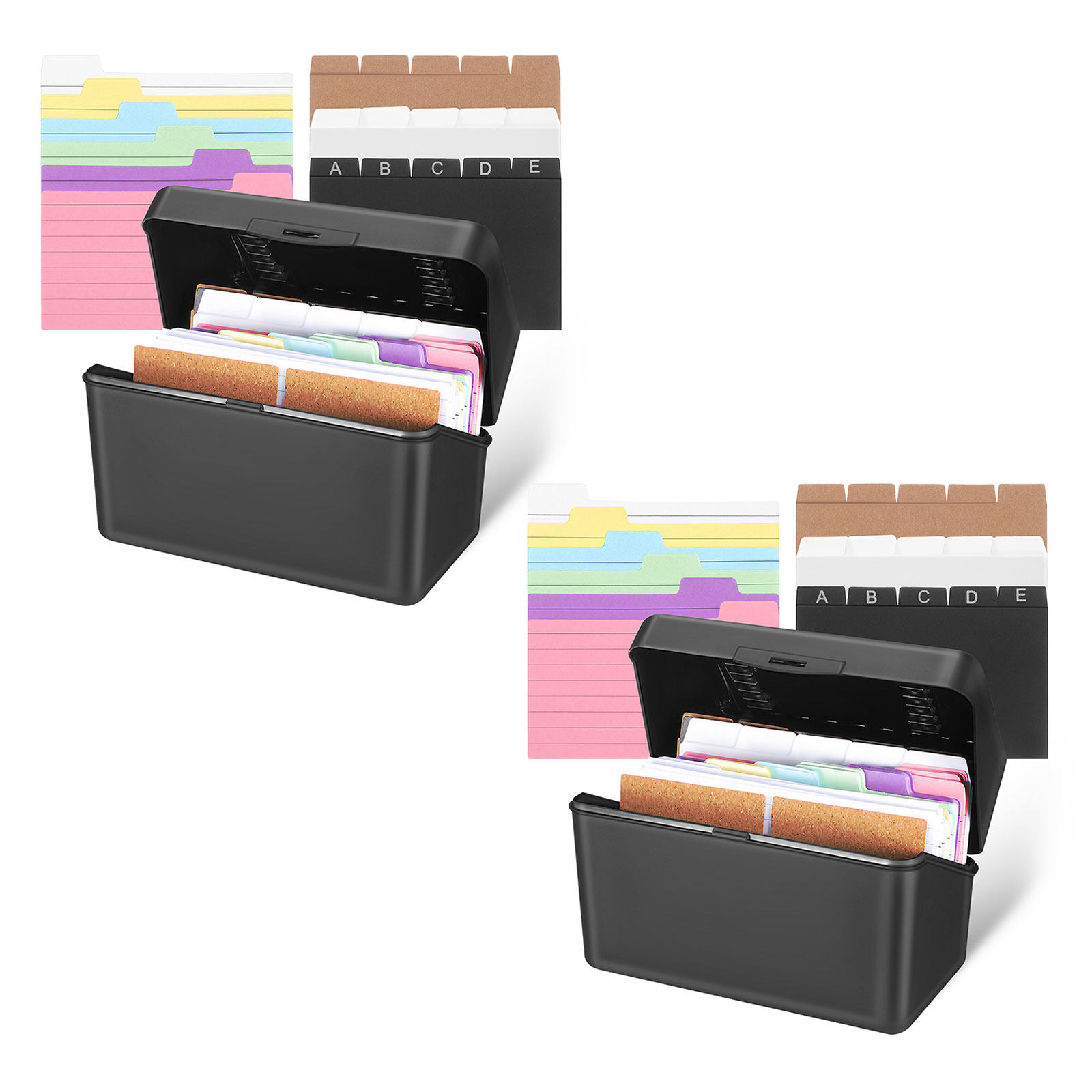 2 Set Masaüstü Kart Saklama Ku - Card Index Box incelemesi ve fiyatı
