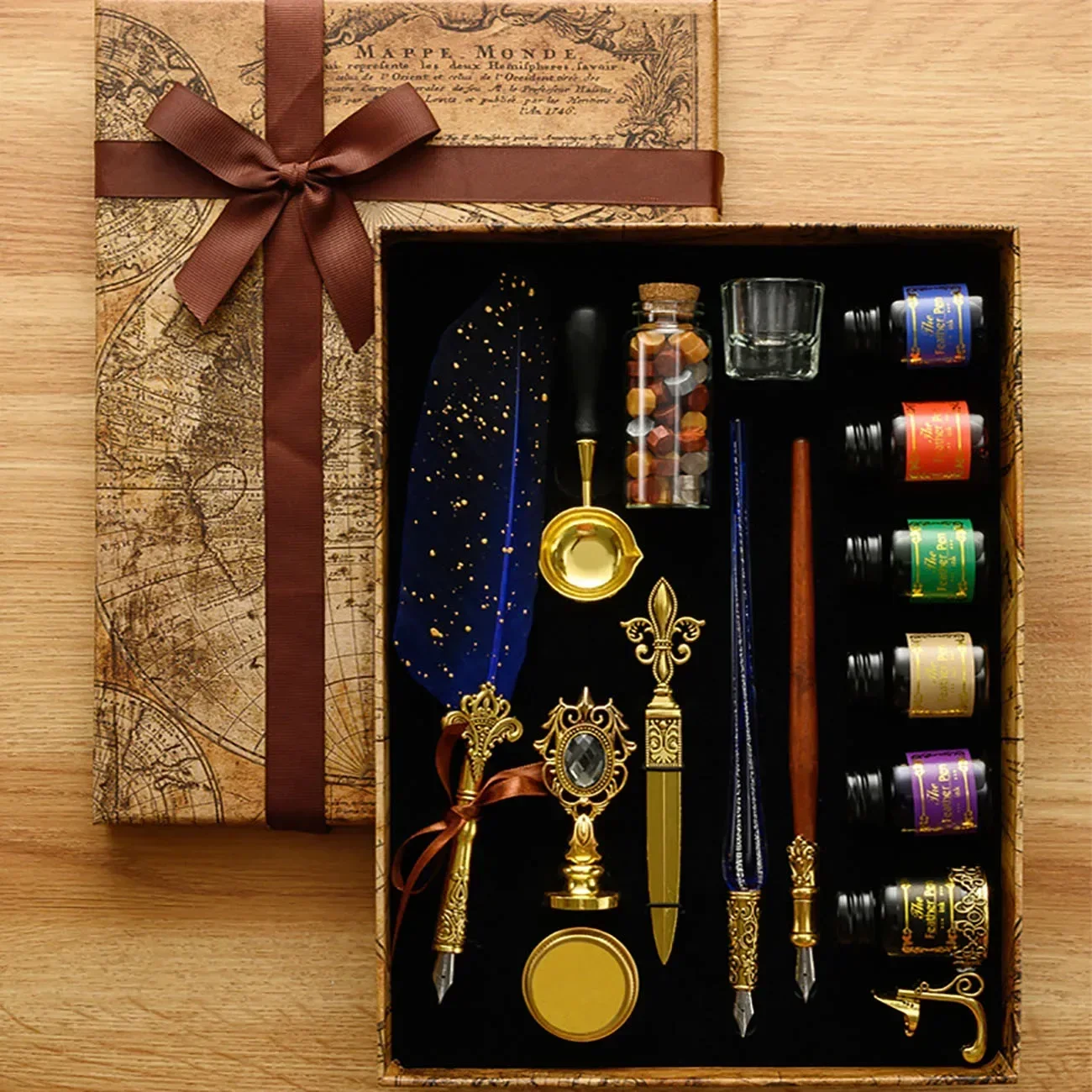 Klasik kaligrafi tüy kalem bal - Wax Seal Stamp Set incelemesi ve fiyatı
