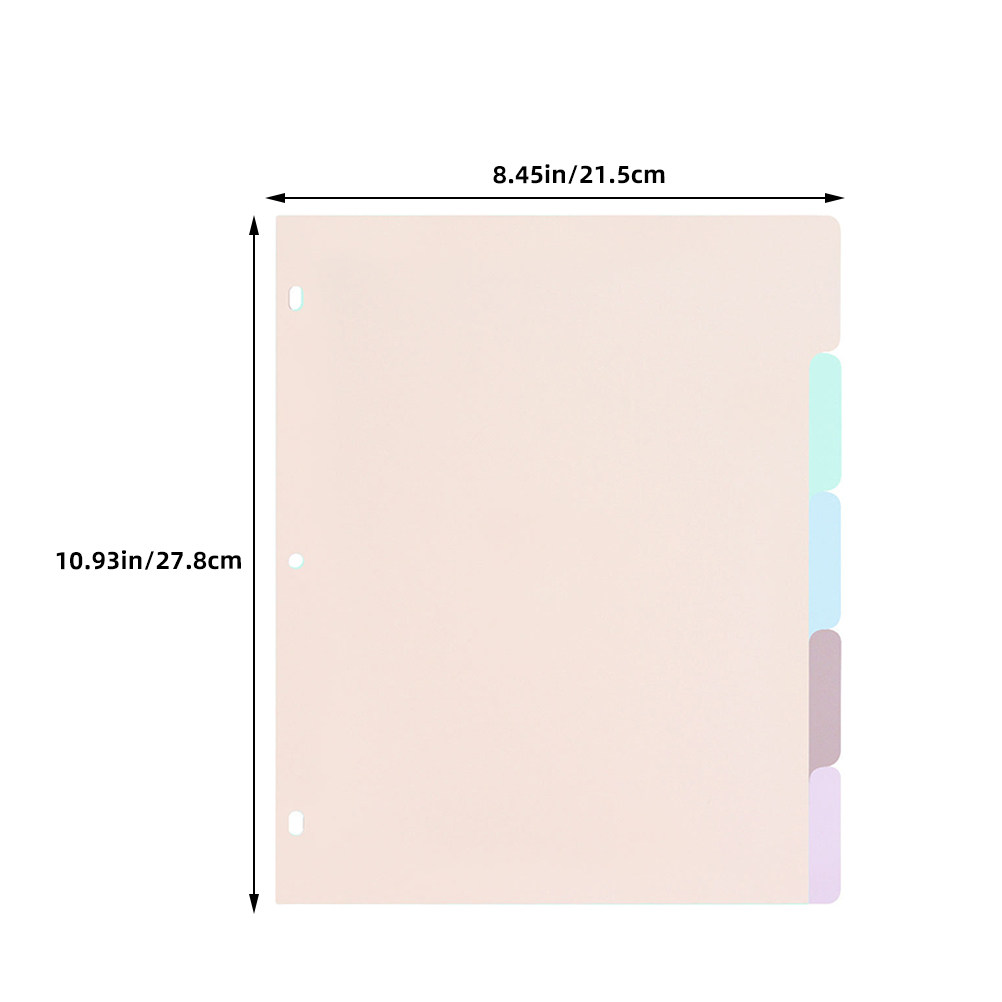 1 Set A4 Buzlu PP Çok Bölmeli  - Tab Divider A4 incelemesi ve fiyatı