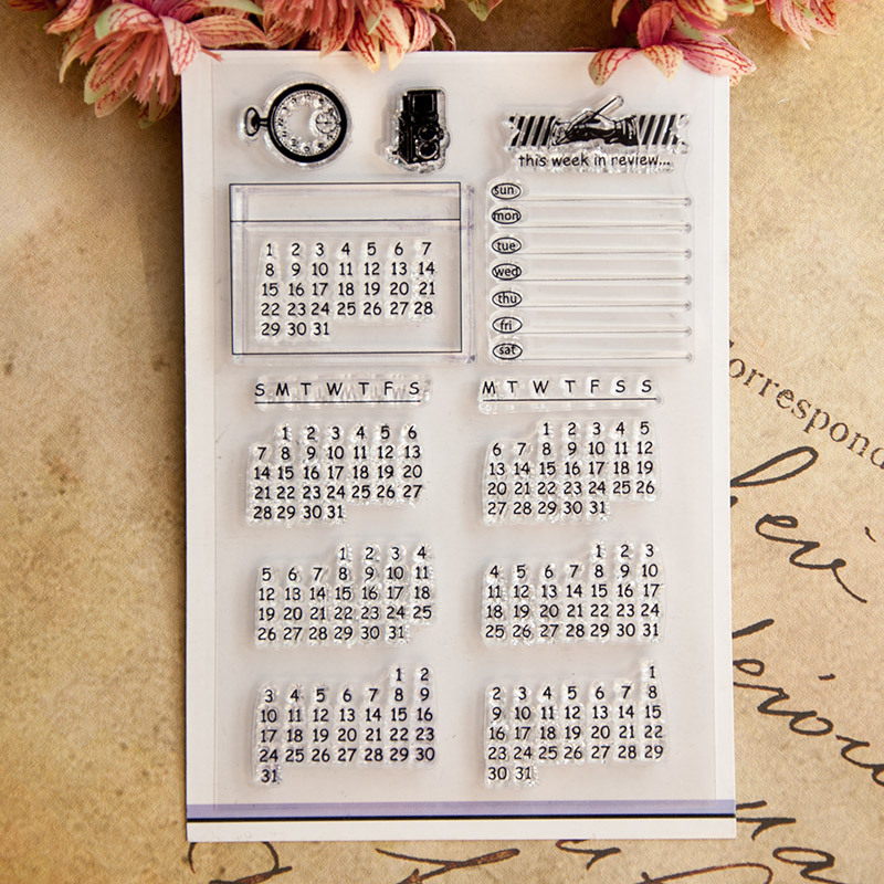 Tarih Hafta Ay Numarası Sembol - Rubber Date Stamp incelemesi ve fiyatı