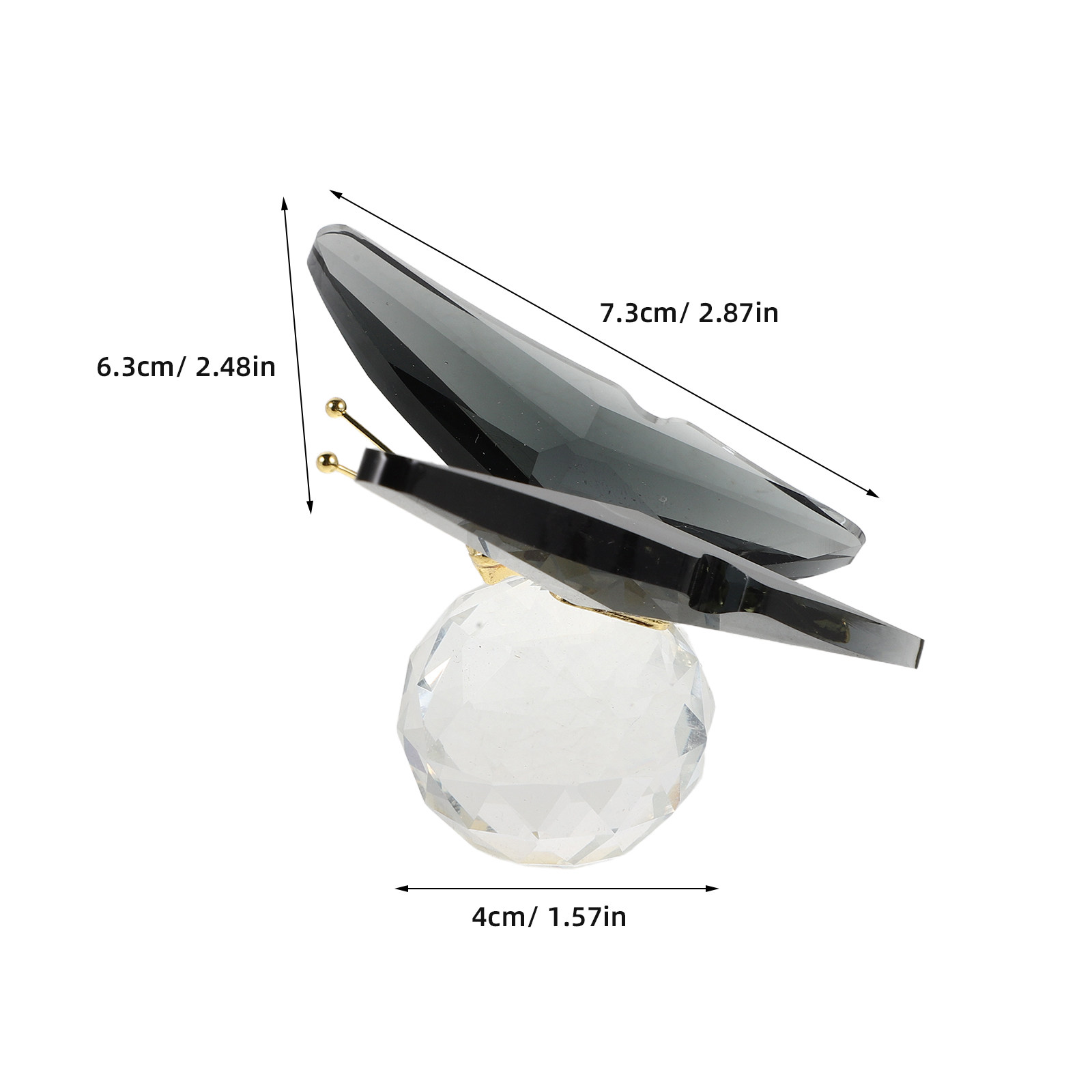 Şeffaf Kristal Kelebek Kağıt A - Paper Weight Crystal incelemesi ve fiyatı