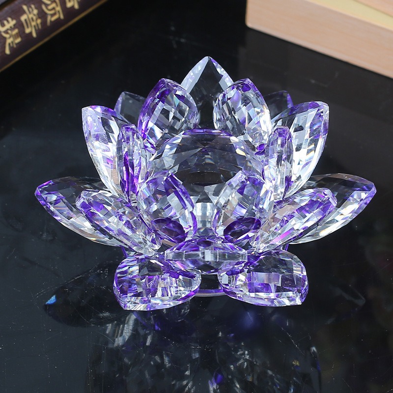 Kristal Lotus Çiçeği Figürü Ev - Paper Weight Crystal incelemesi ve fiyatı