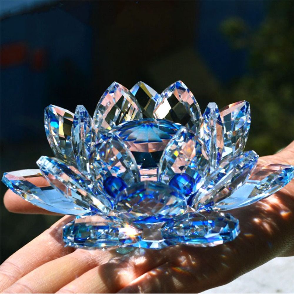 Kristal Lotus Çiçeği Heykelcik - Paper Weight Crystal incelemesi ve fiyatı