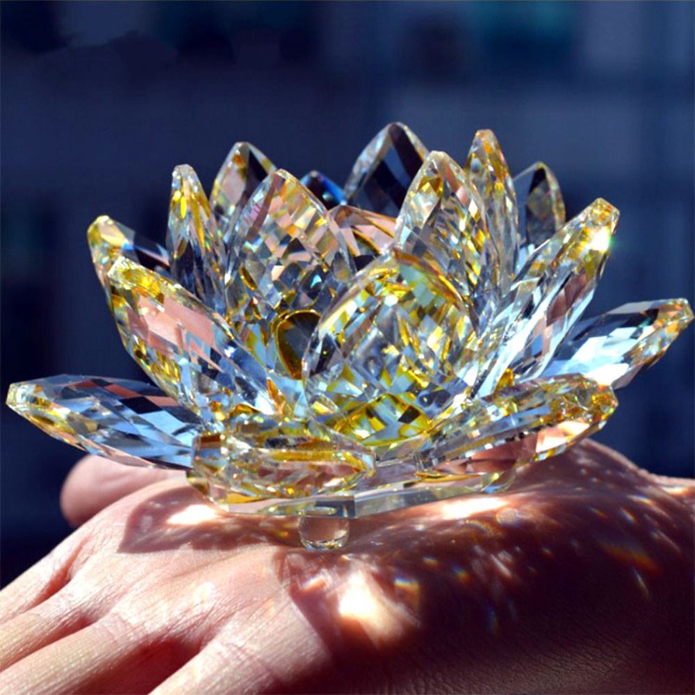 Kristal Lotus Çiçeği Heykelcik - Paper Weight Crystal incelemesi ve fiyatı