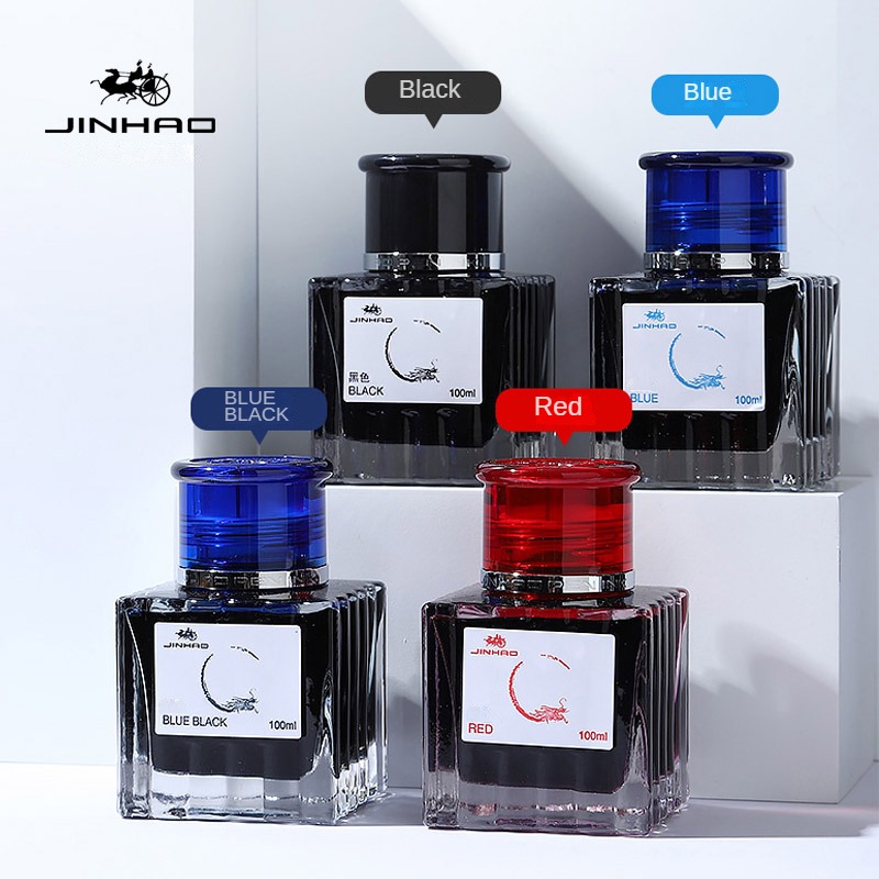 JINHAO 100/50/30ml dolma kalem - Fountain Pen Bottled Ink incelemesi ve fiyatı